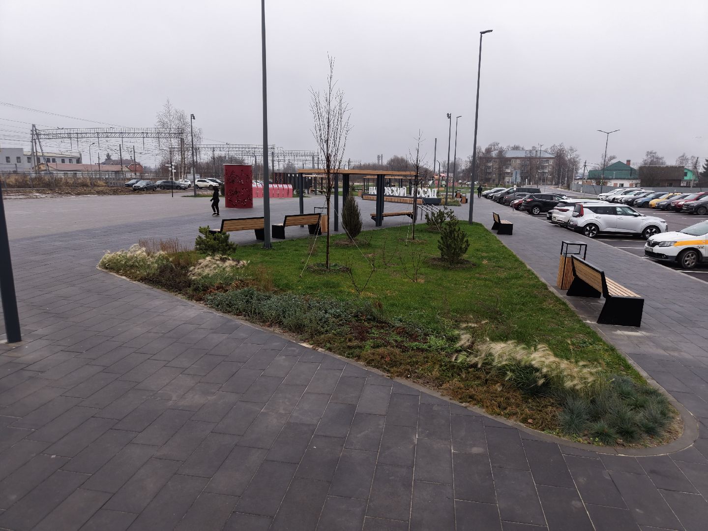 видео с коптера, привокзальная площадь павловский посад, благоустройство в павлово-посадском,