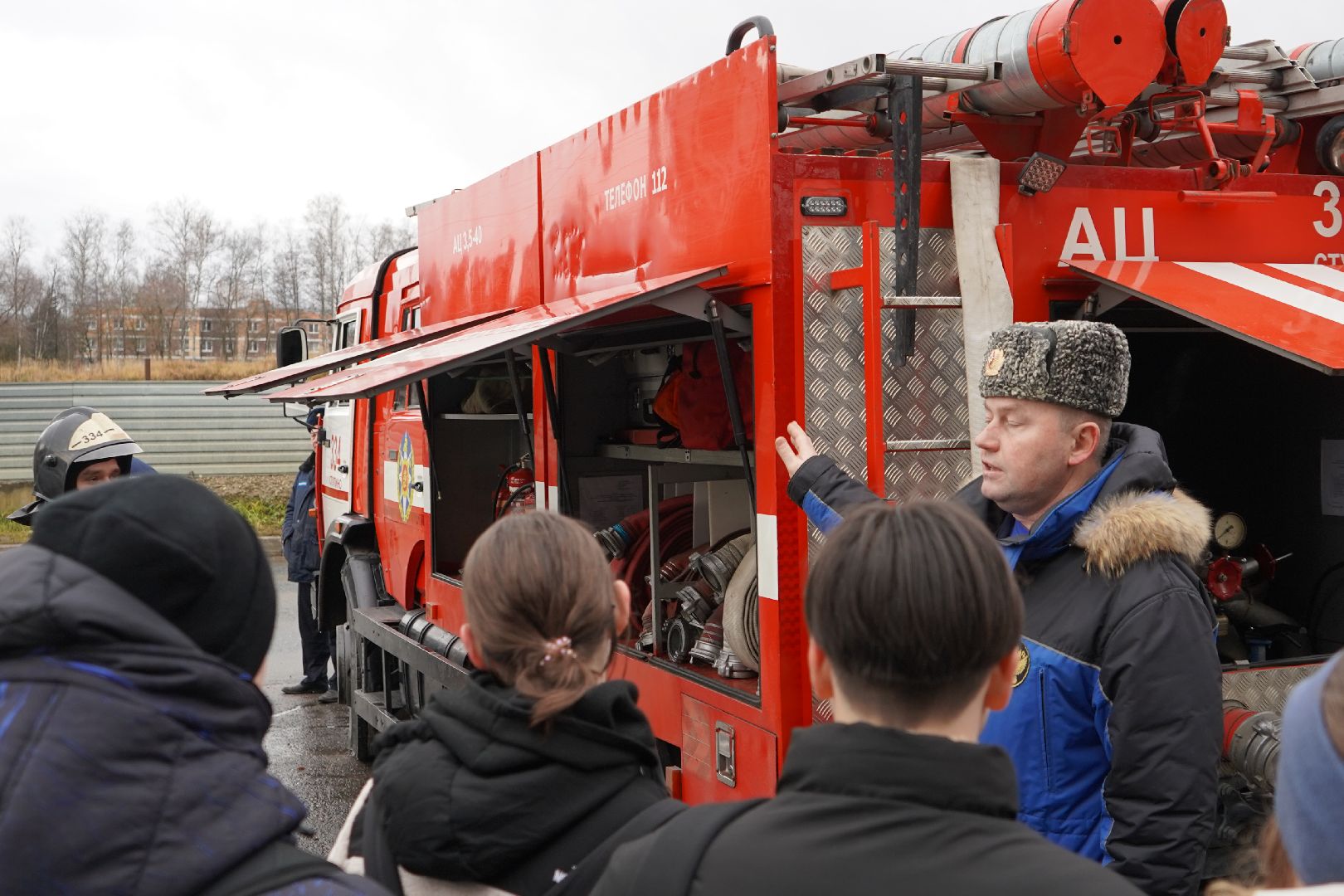 мчс, ступино, спасатели, пожарные, школьники, гражданская оборона, 112, еддс,