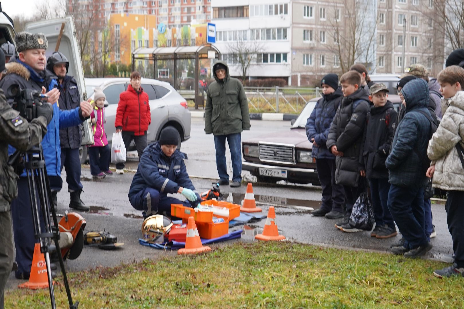 мчс, ступино, спасатели, пожарные, школьники, гражданская оборона, 112, еддс,