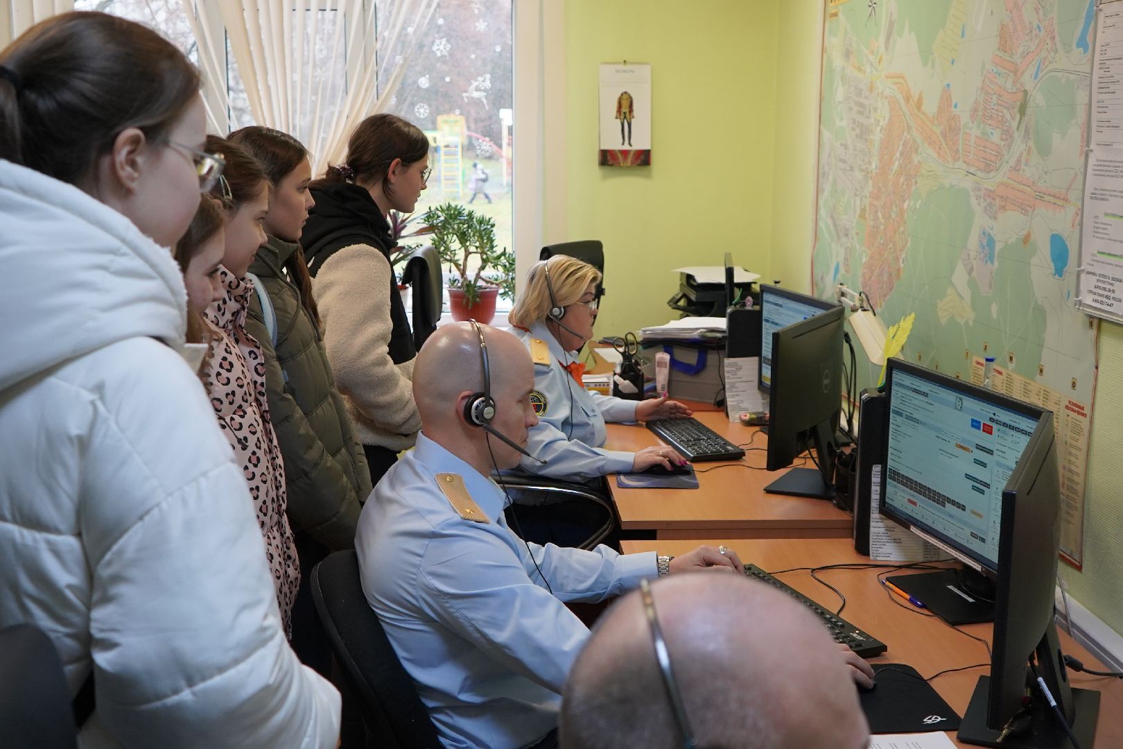 мчс, ступино, спасатели, пожарные, школьники, гражданская оборона, 112, еддс,