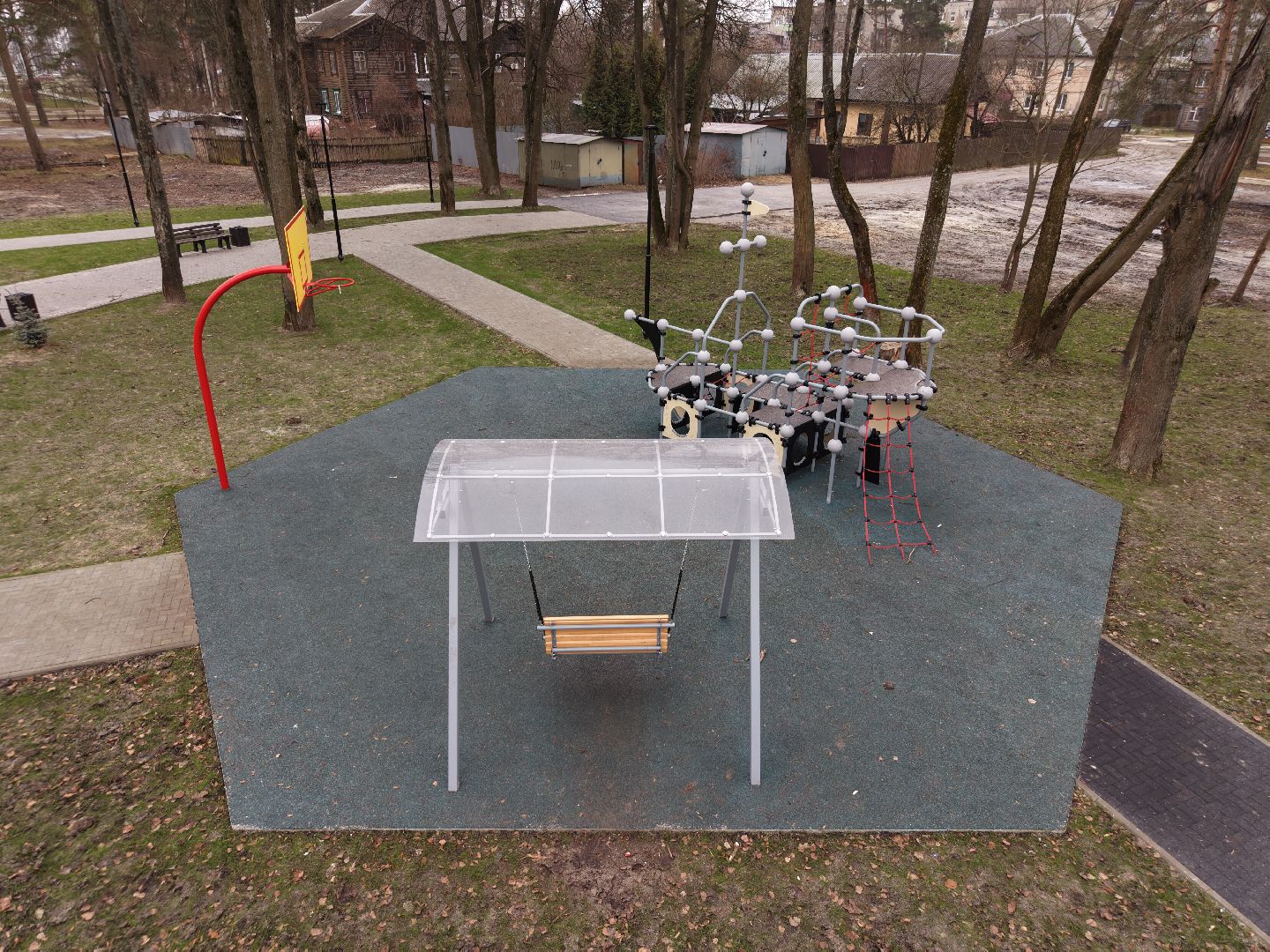 видео с коптера, благоустройство в павлово-посадском, благоустройство в электрогорске,