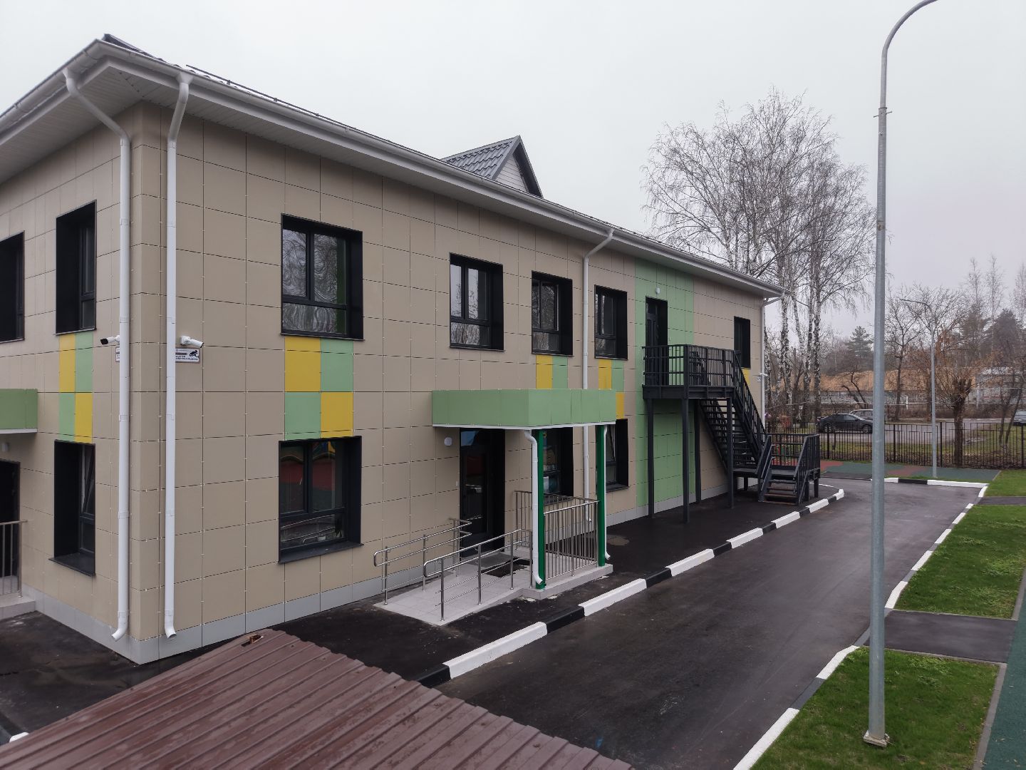 видео с коптера, детский сад 15 павловский посад,