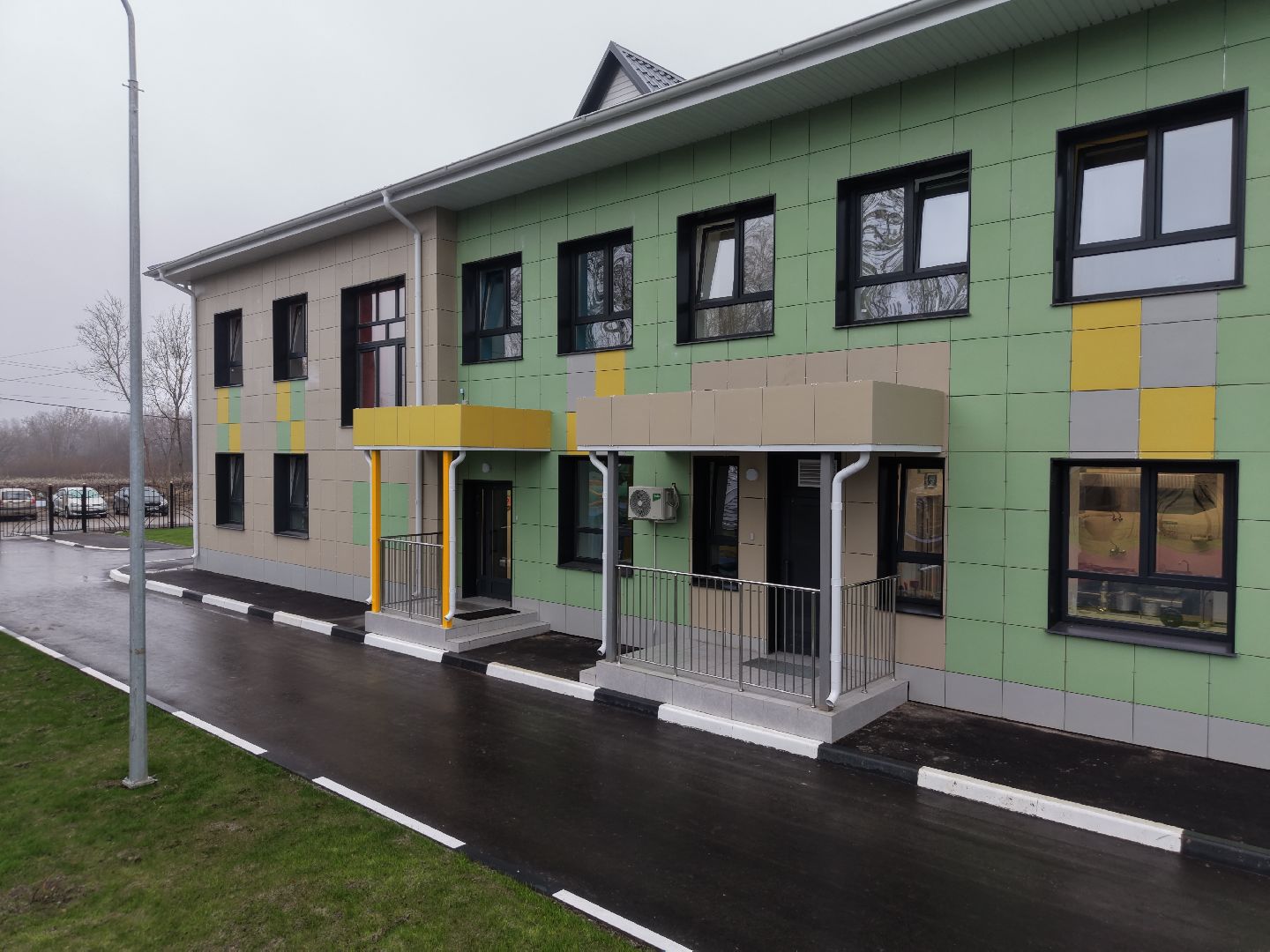 видео с коптера, детский сад 15 павловский посад,