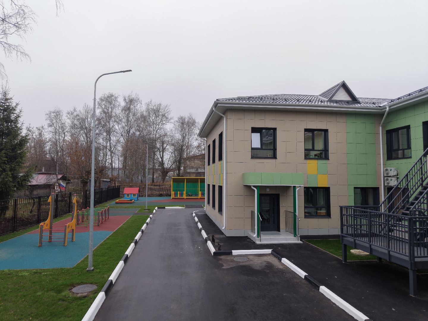 видео с коптера, детский сад 15 павловский посад,