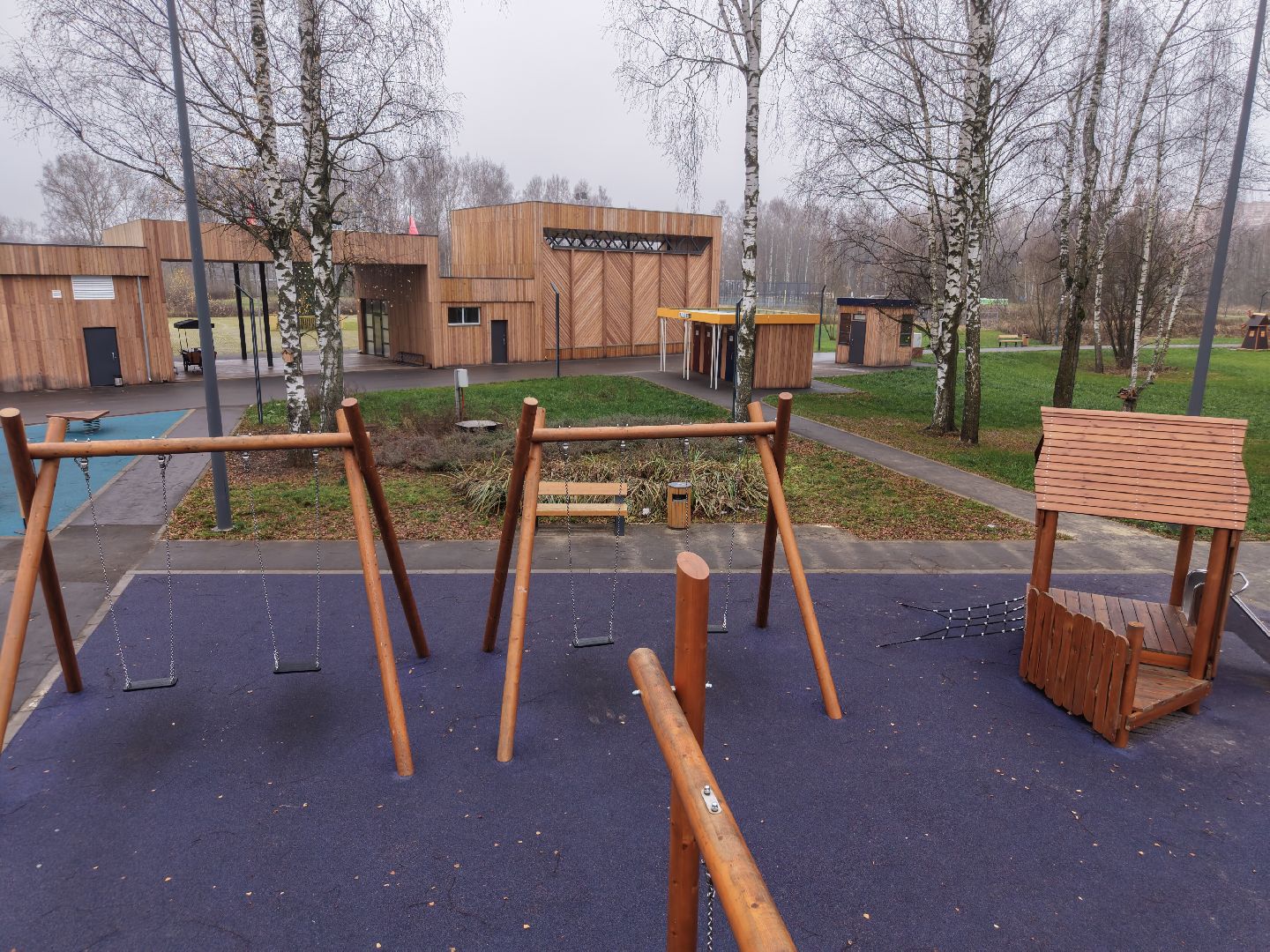 видео с коптера, парк меленки, благоустройство павлово-посадский,