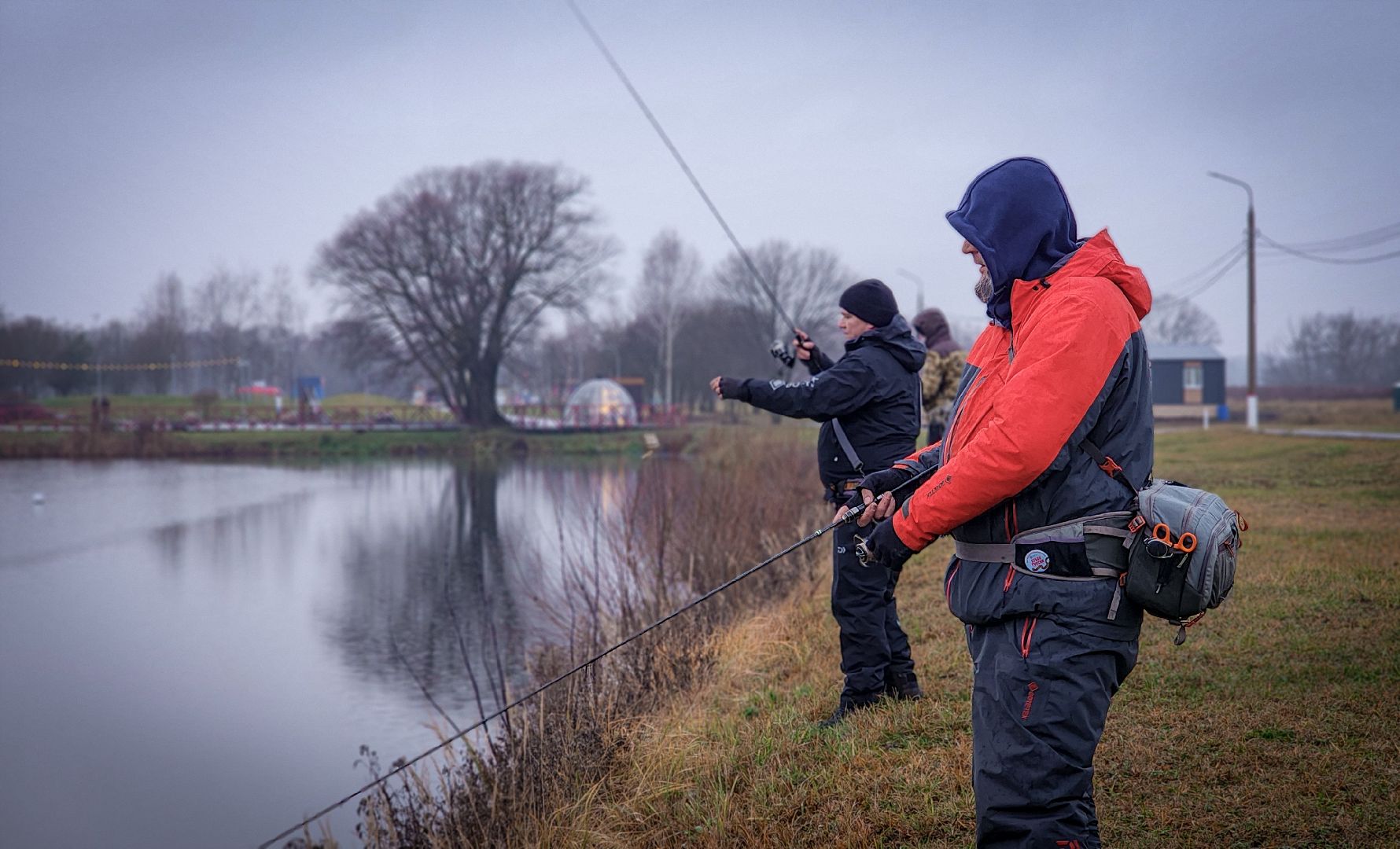 бронницы, рыболовный спорт в бронницах, турнир по ловле рыбы на спининг, парк бронницкий луг,