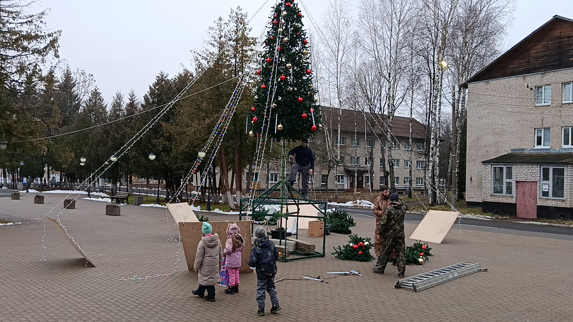 городской округ восход, благоустройство, новогодняя елка, ёлка, новый год,