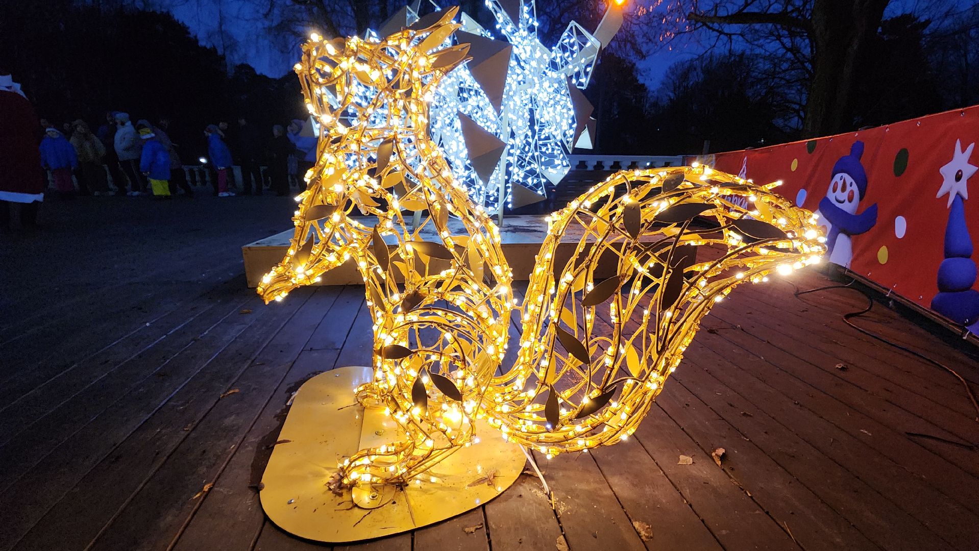 зажжение елки, зима в подмомсковье, парки красногорска,парк ивановские пруды,