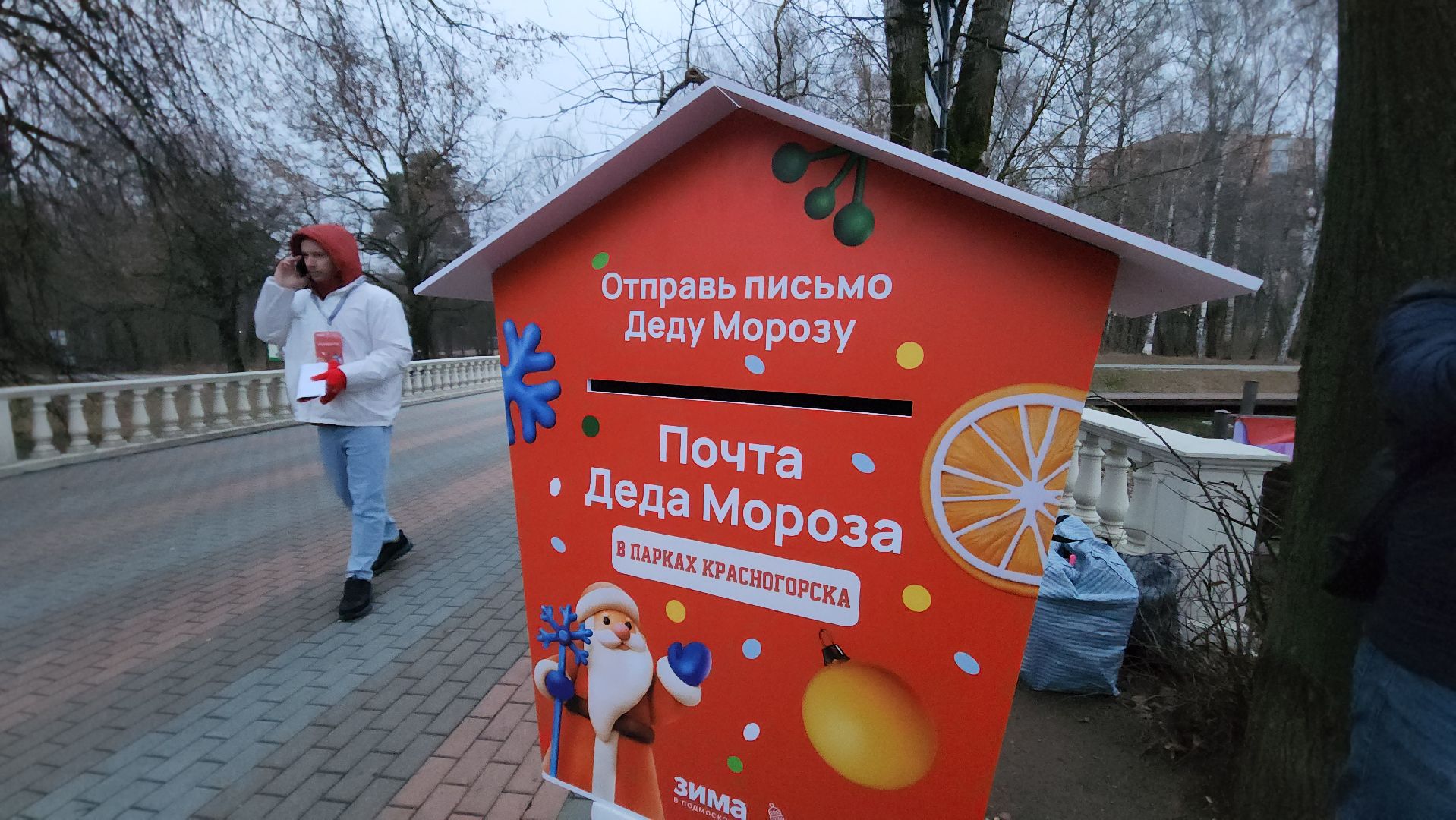 зажжение елки, зима в подмомсковье, парки красногорска,парк ивановские пруды,