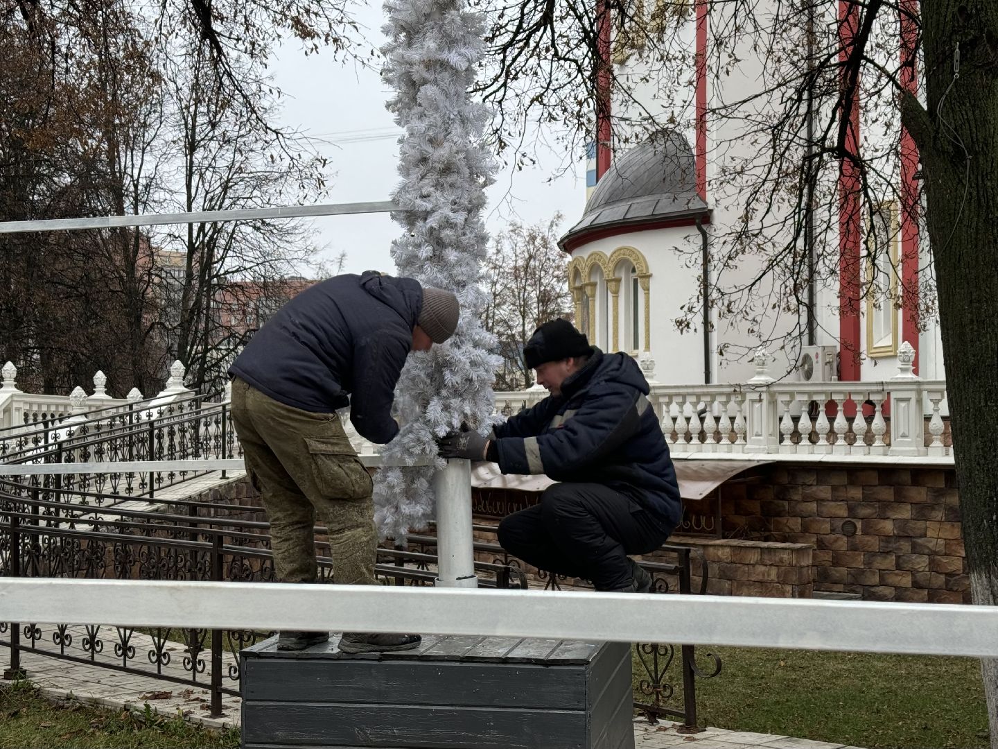 ленинский городской округ, зима в подмосковье, украсили город, новый год,