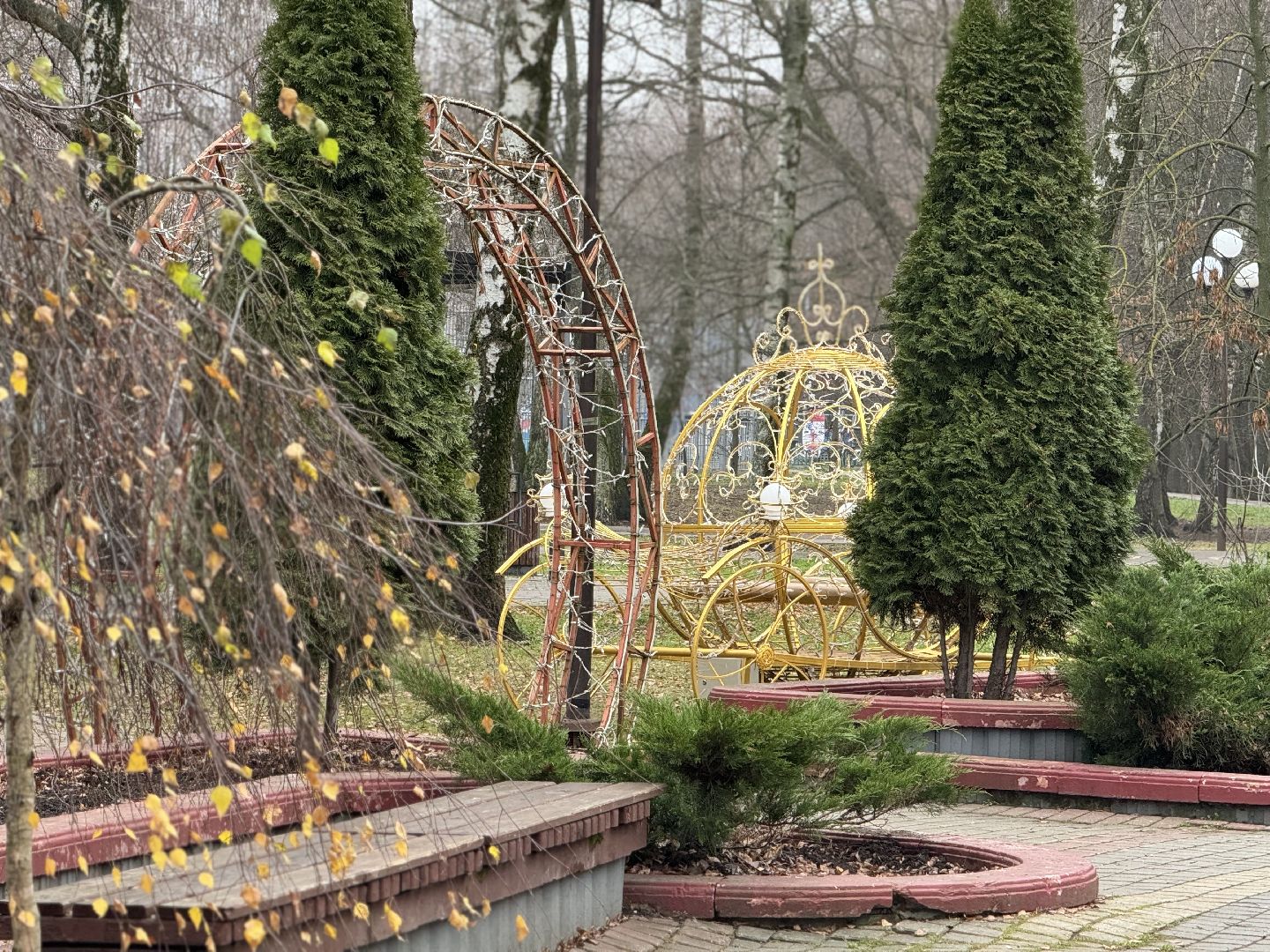 ленинский городской округ, зима в подмосковье, украсили город, новый год,