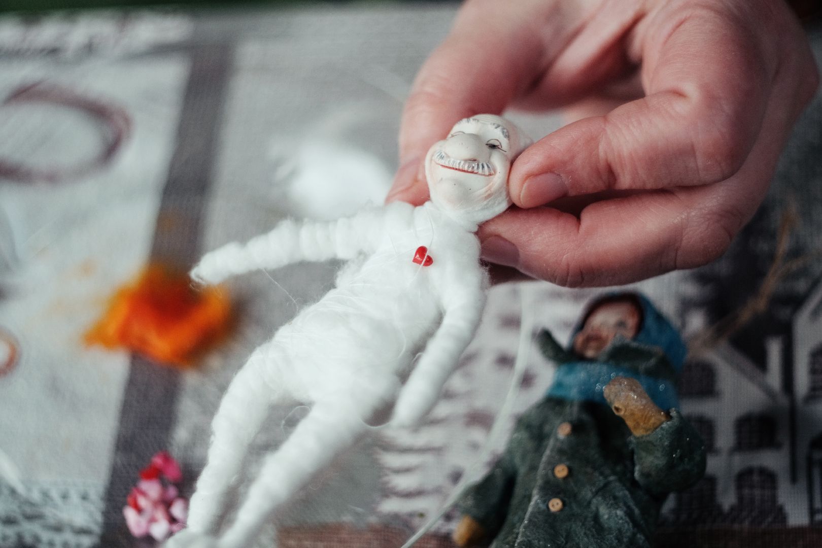 пушкинский городской округ, пушкино, игрушки из ваты, Игрушки ручной работы, новый год, новогодние игрушки, музей советского детства,