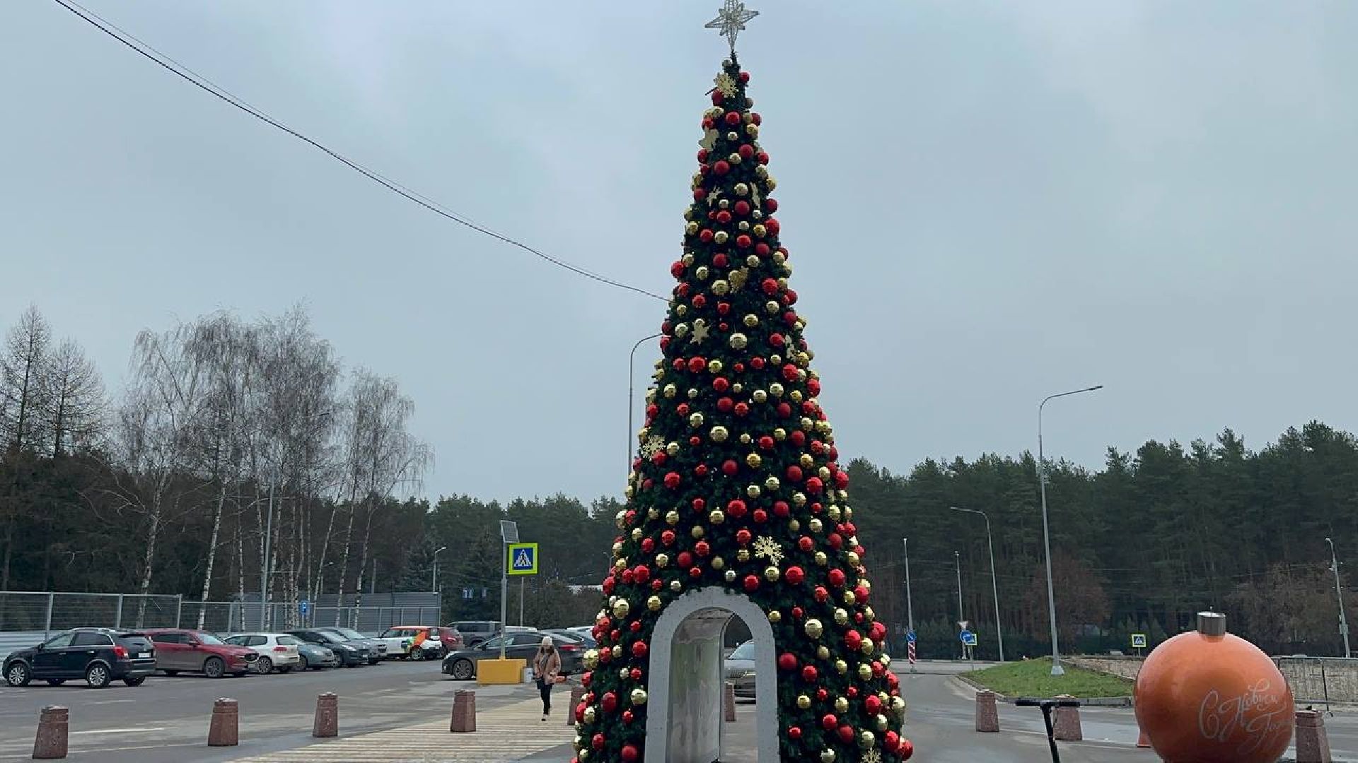 новый год, зима в подмосковье, домодедово,