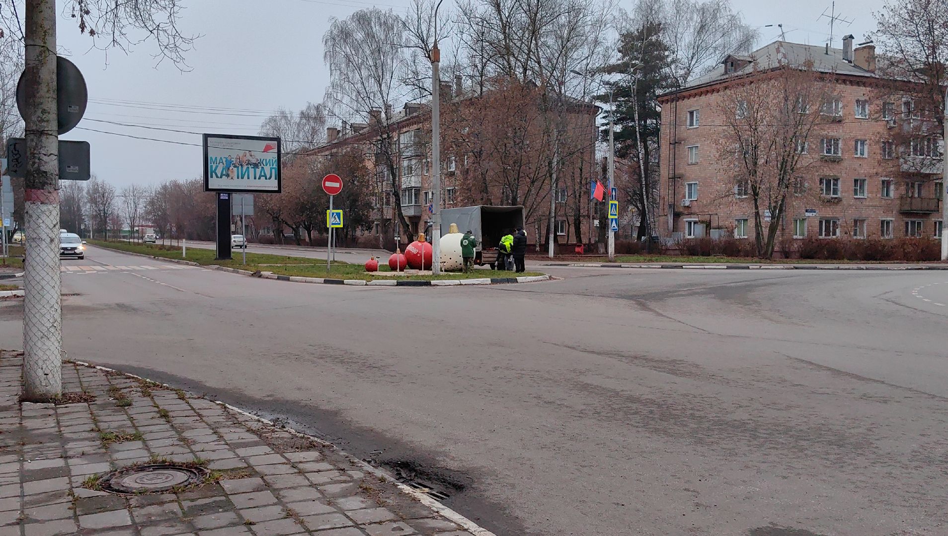 праздник, зимний сезон, парк, елка, дед мороз,