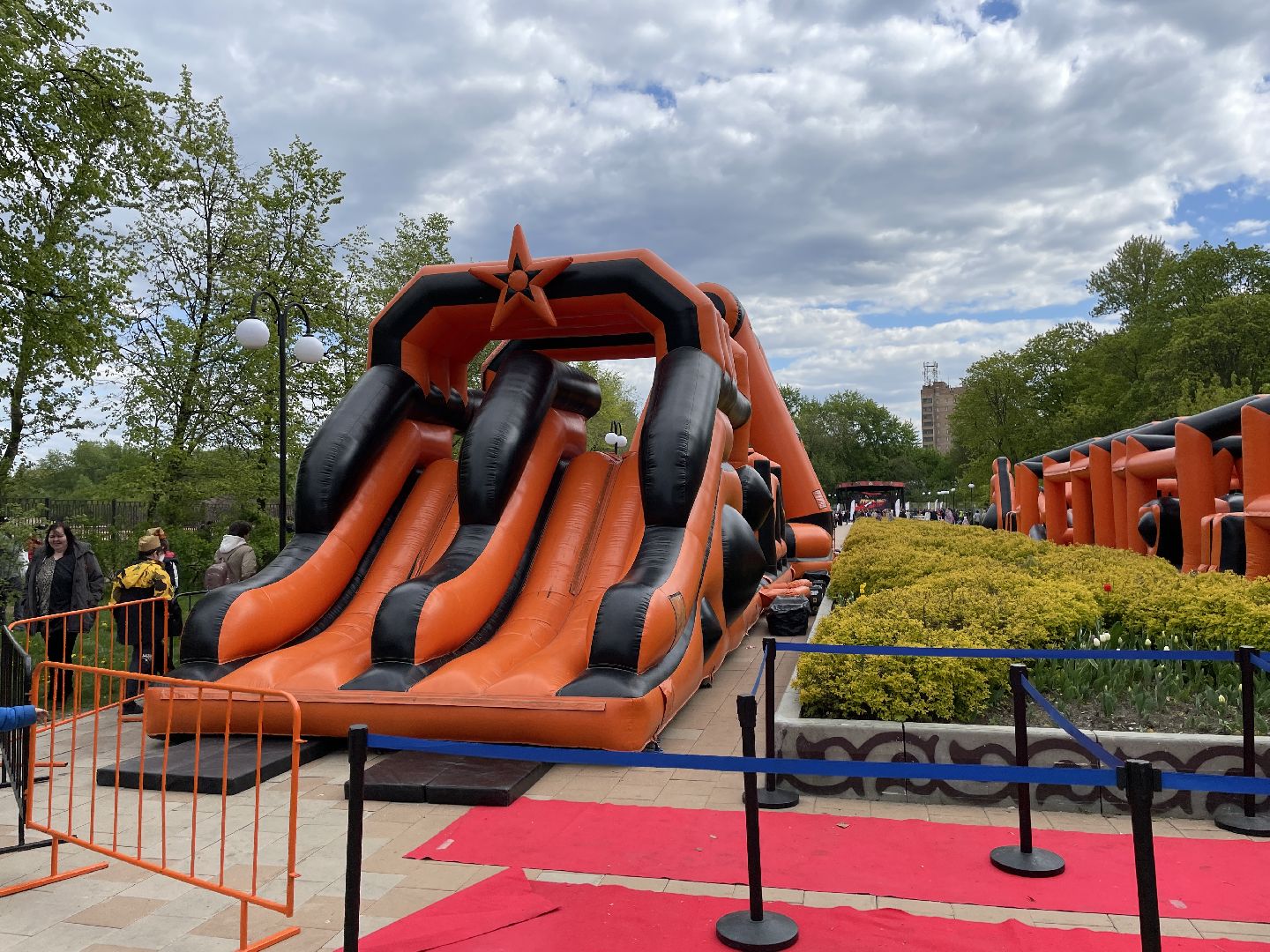 Праздник, парк, люди, 9 мая