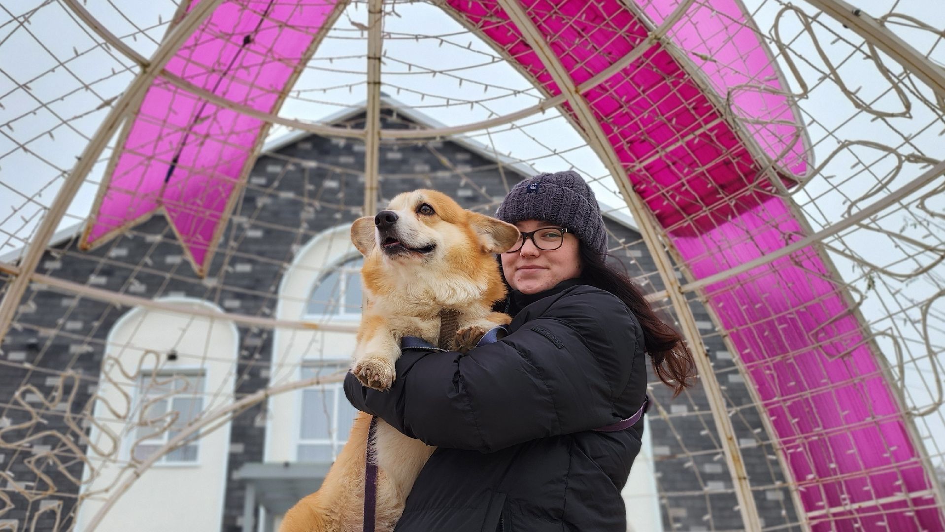Руза, первый день зимы, украшение города к новому году, благоустройство,