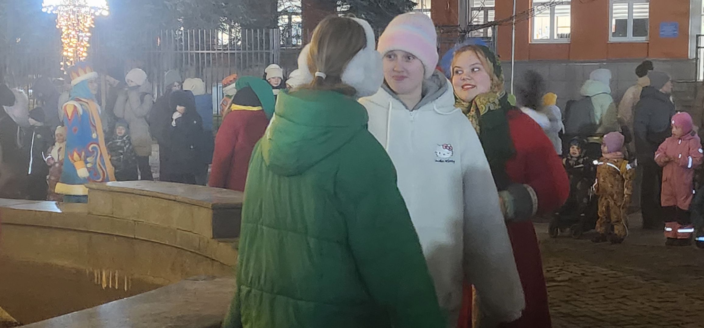 зима в  подмосковье, площадь собина, дк вперед, дтш семья, театр город,