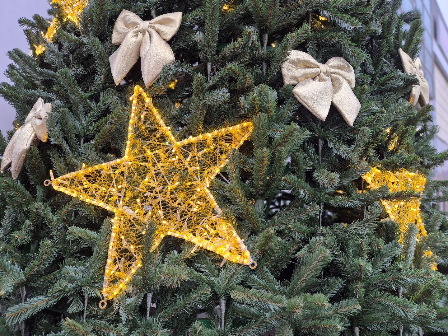 орехово-зуево, зима в подмомсковье, новогоднее оформление,