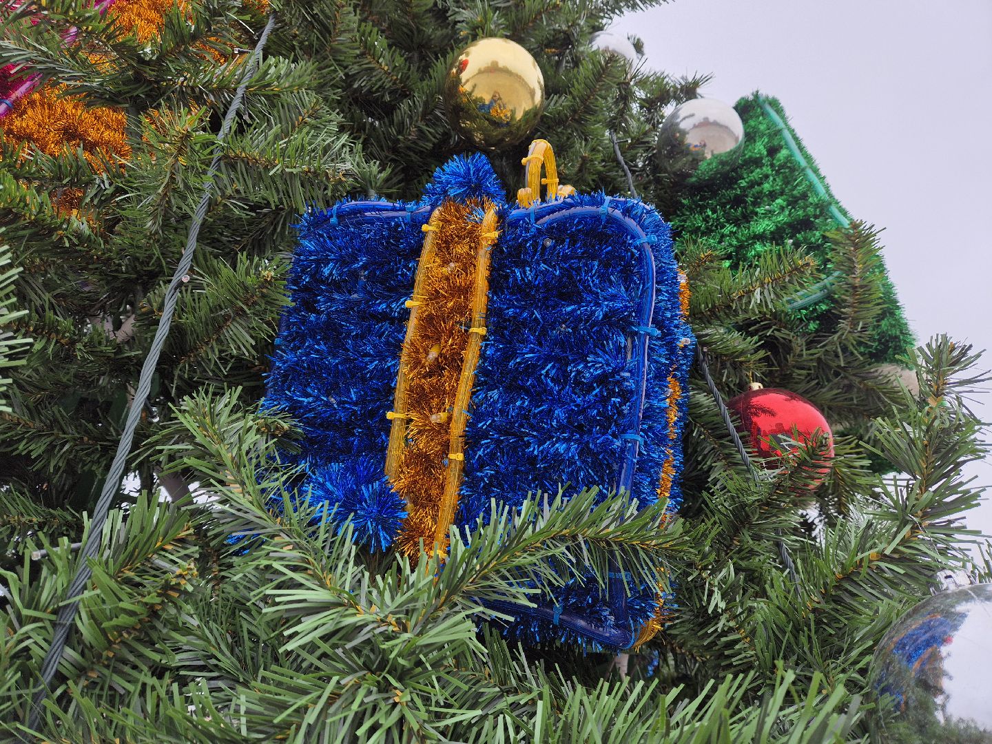 орехово-зуево, зима в подмомсковье, новогоднее оформление,