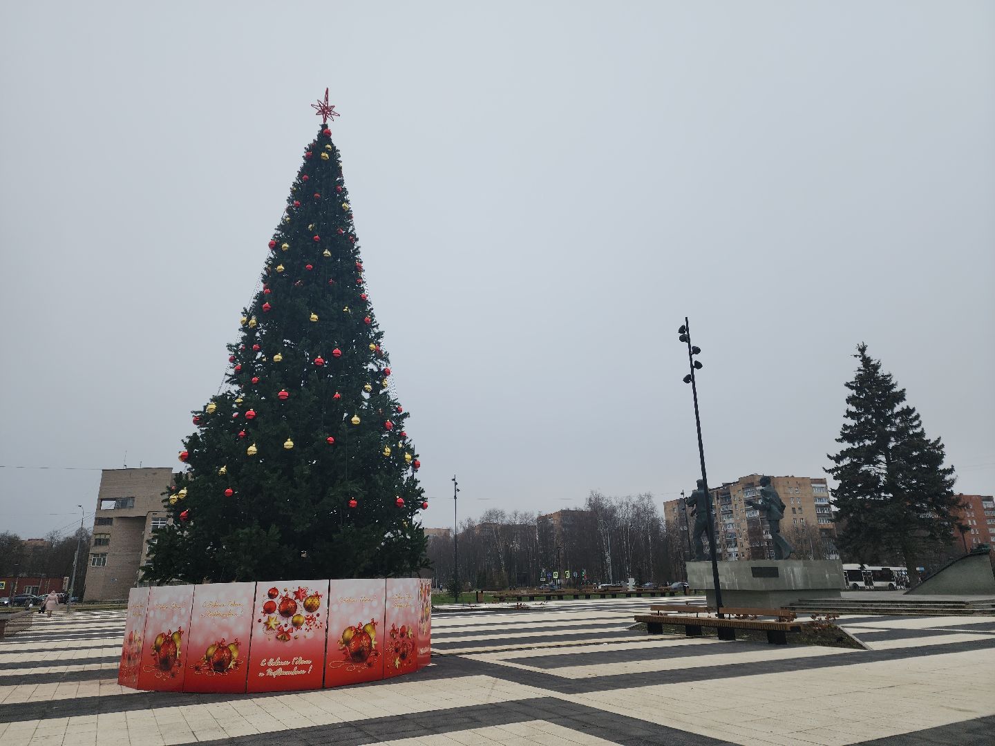 Черноголовка, Новый год, Новогодние елки,