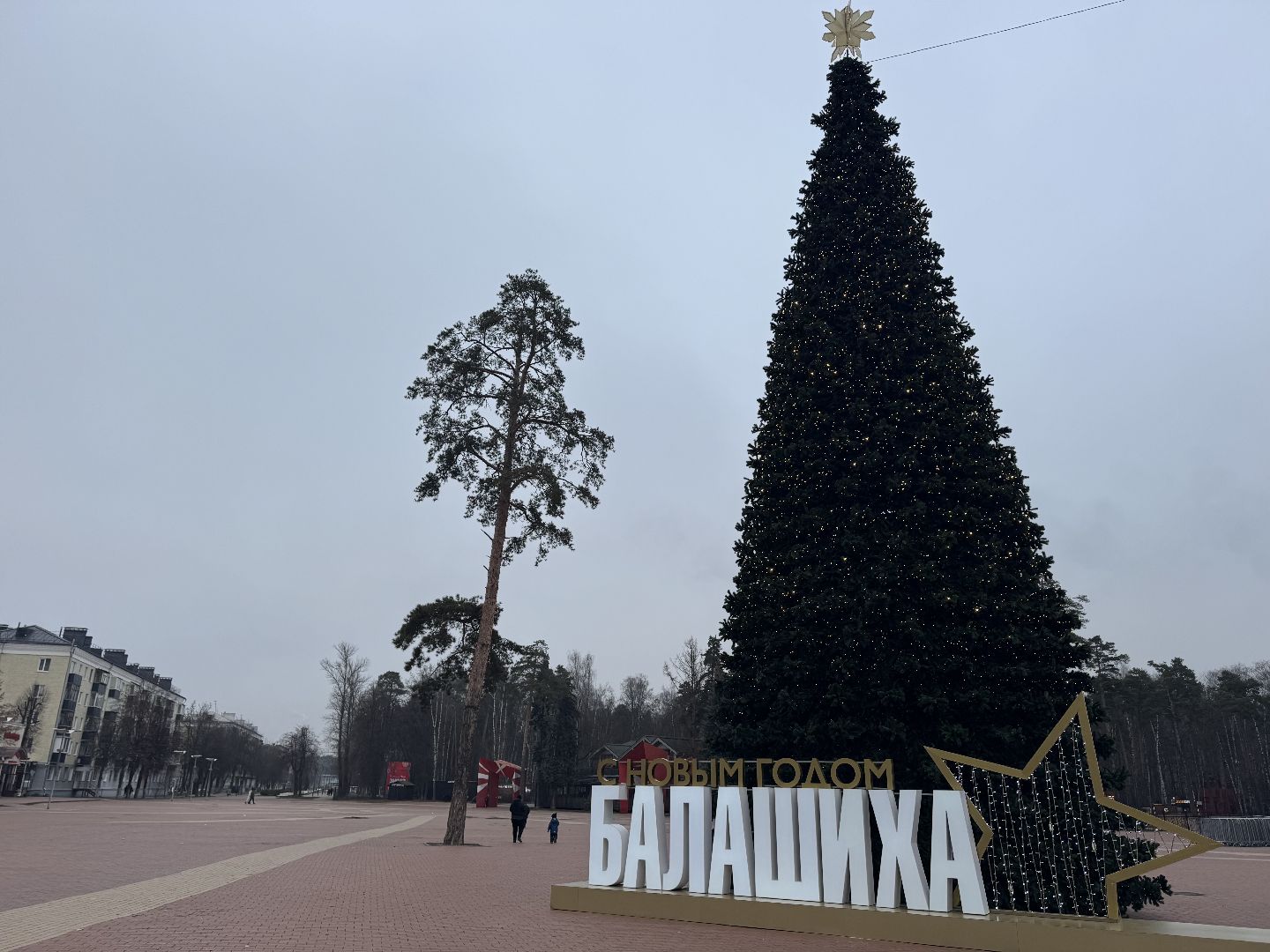 Балашиха готовится к новогодним праздникам 2025, балашиха парк пехорка,