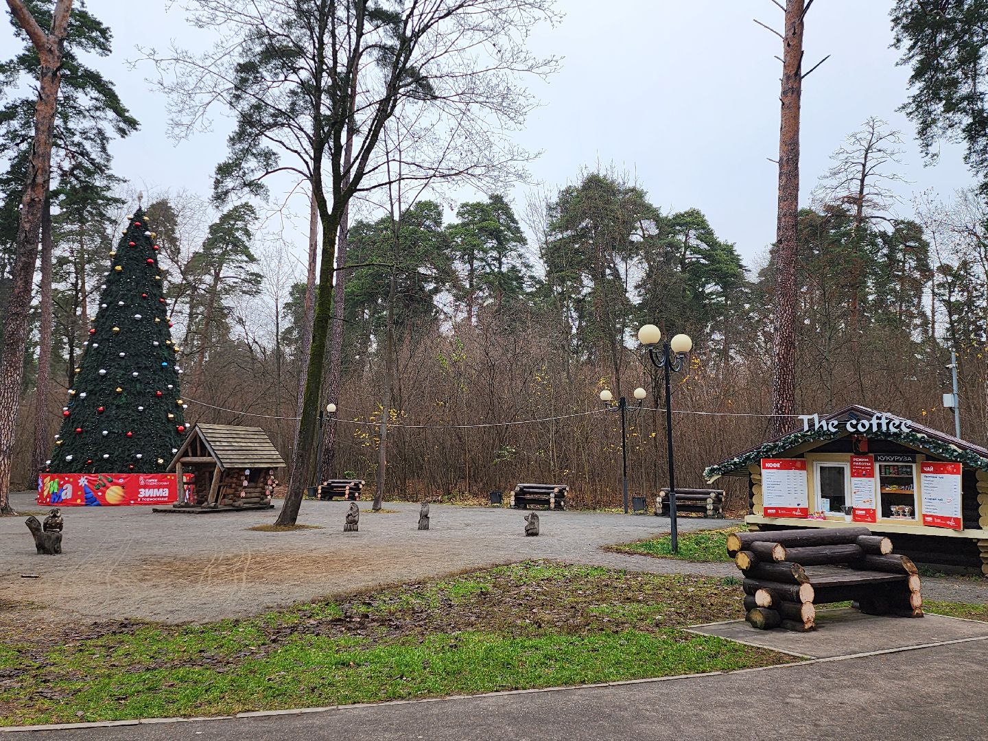 зима в подмосковье, красногорск,