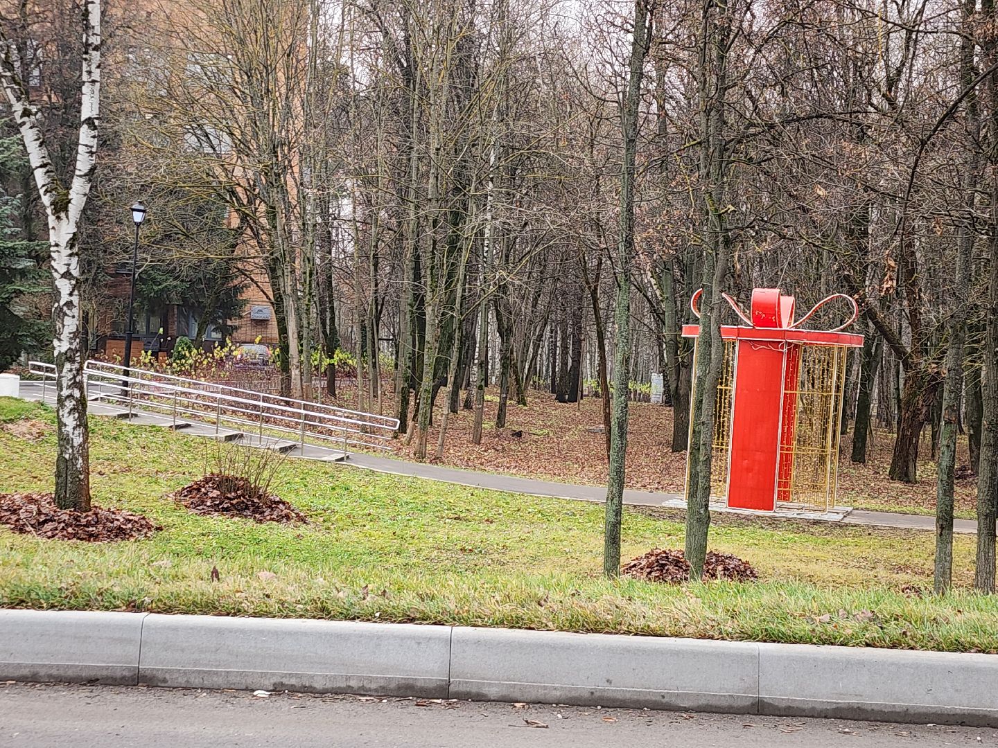 зима в подмосковье, красногорск,