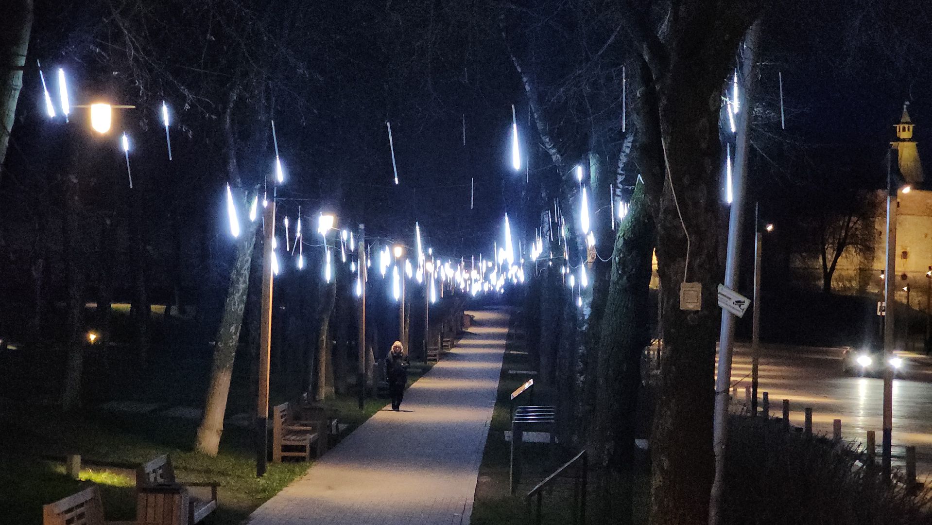 Зарайск, украшение города к новому году, скоро новый год,