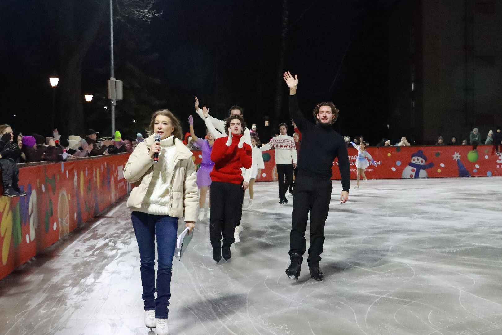 истра, каток, зима в подмосковье,