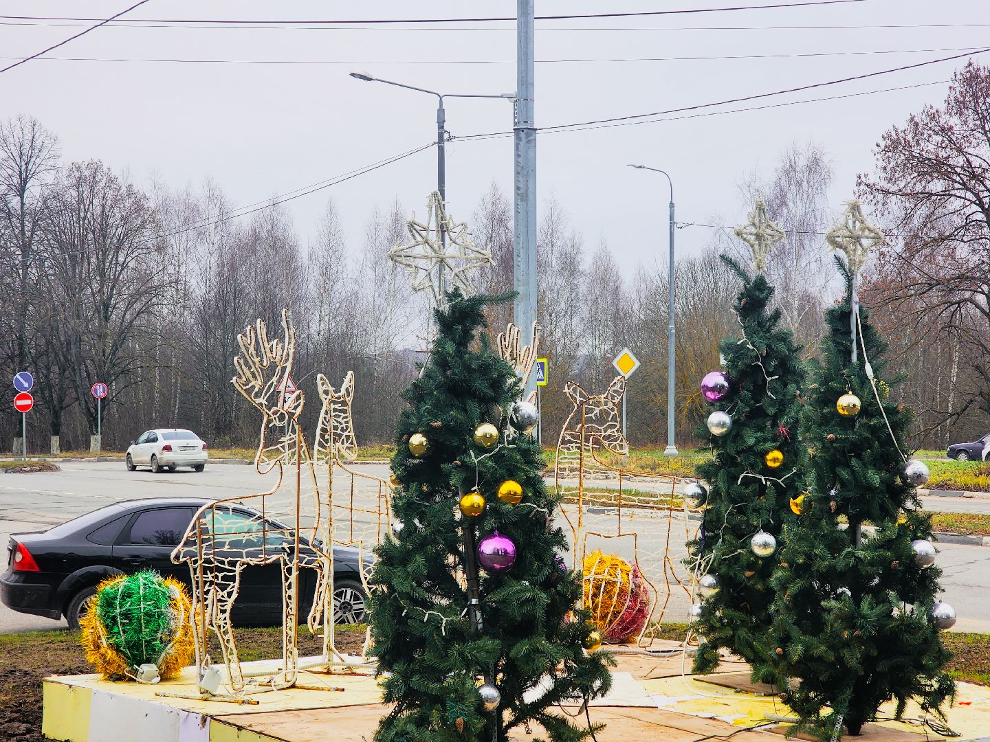 пущино,  серпухов, новый год 2026,