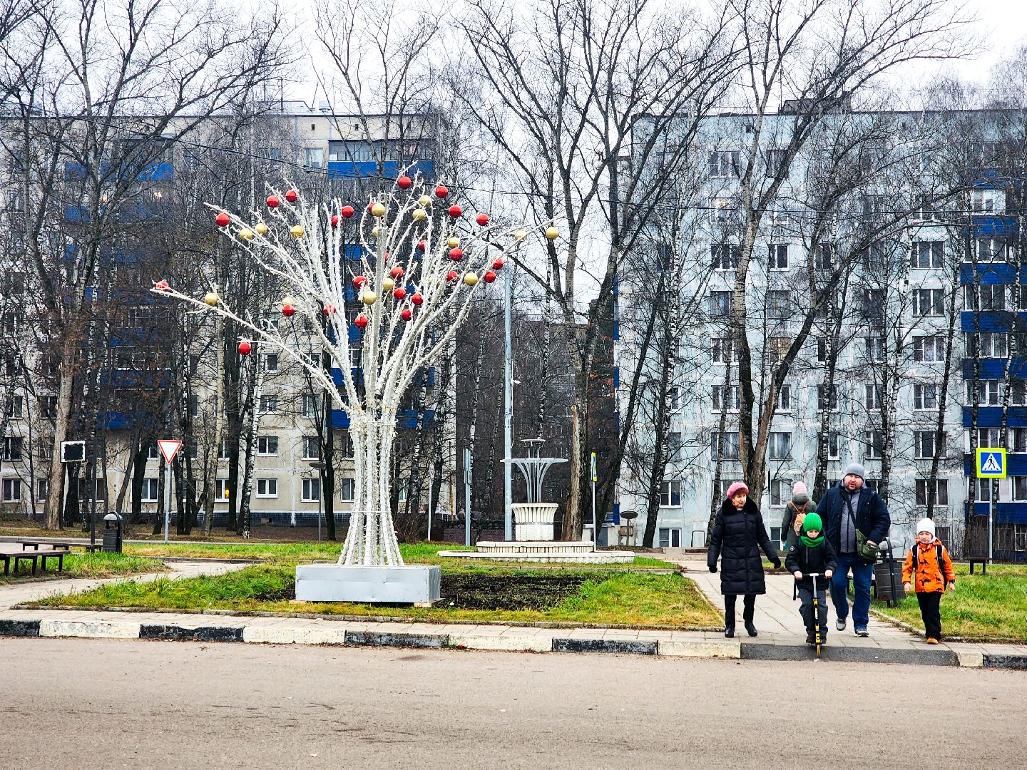 пущино,  серпухов, новый год 2026,