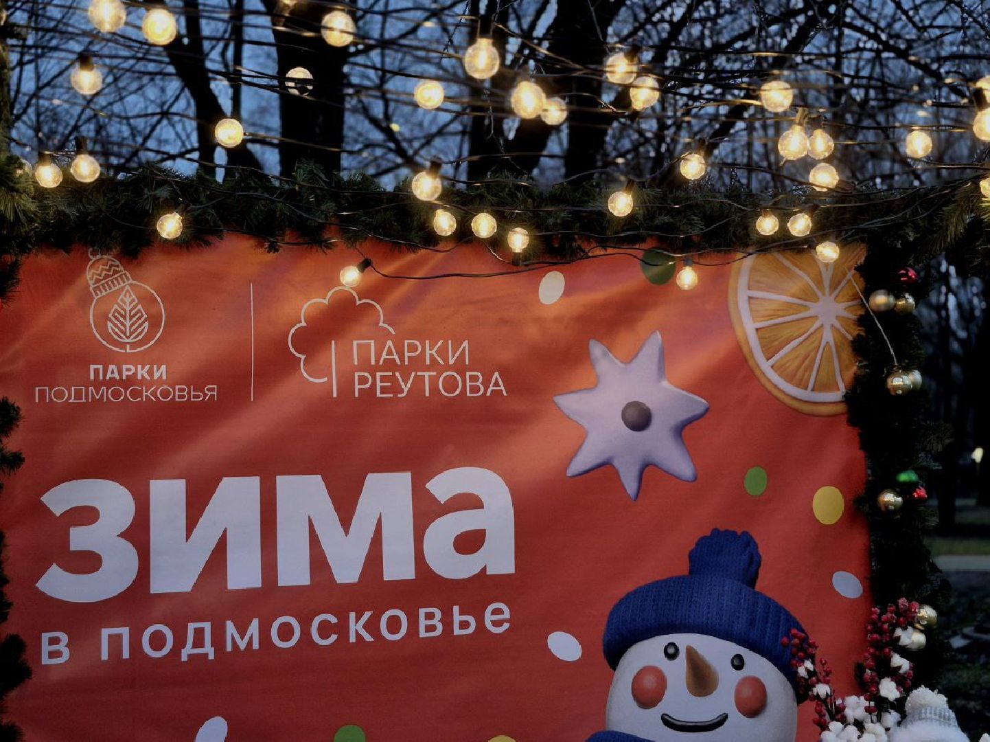 новый год, ёлка, открытие сезона, Парк, гуляние в парке,