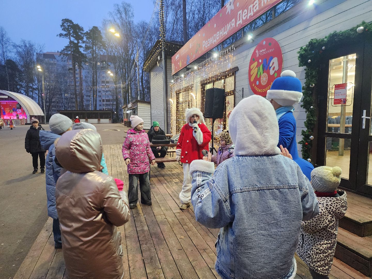Ногинск, Дети, новый год, письмо деду морозу, резиденция деда мороза, Парк,