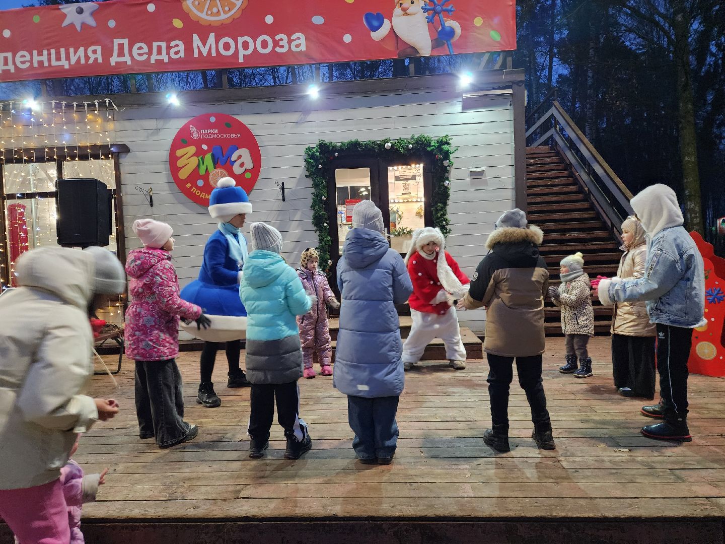 Ногинск, Дети, новый год, письмо деду морозу, резиденция деда мороза, Парк,