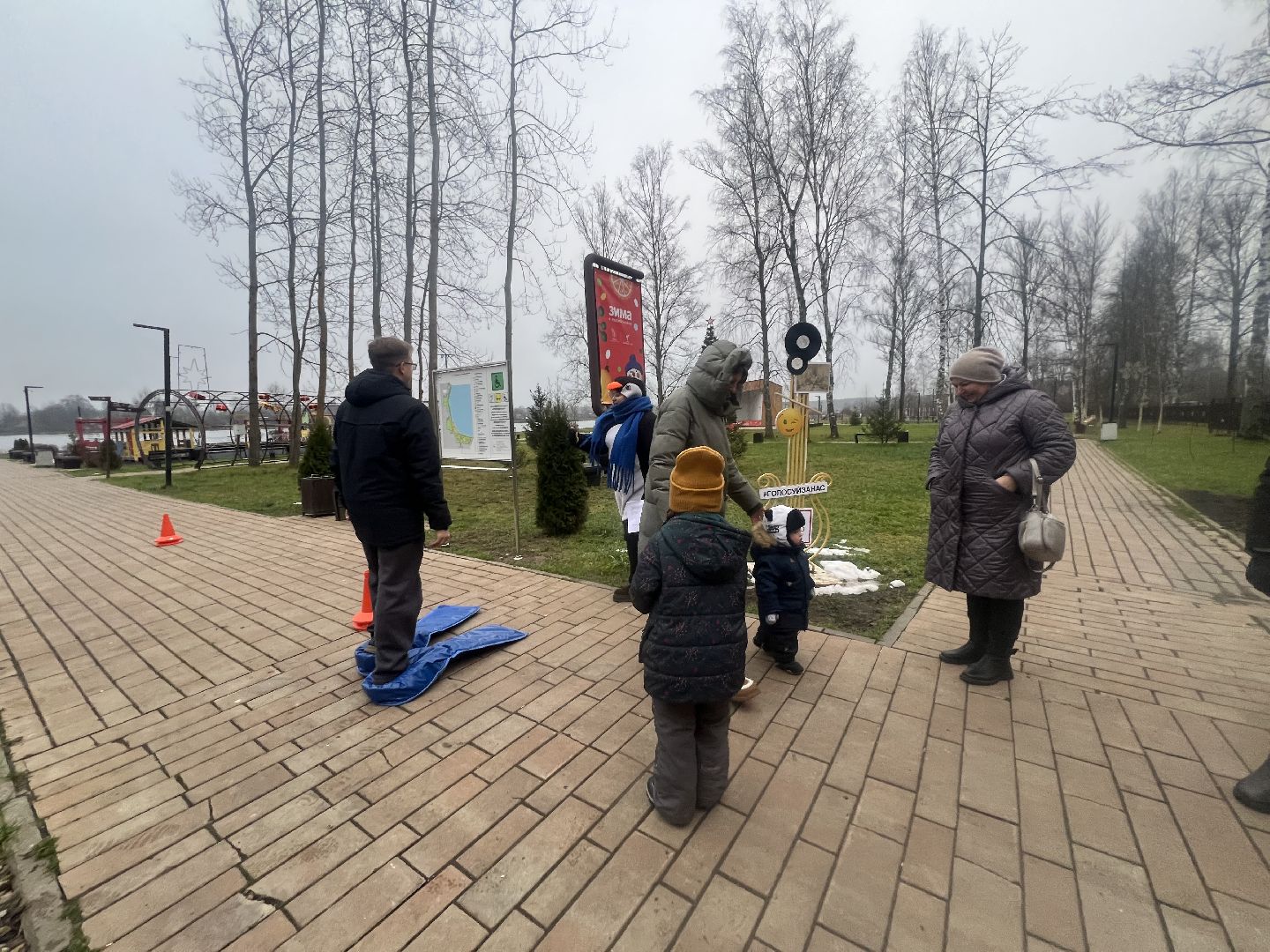 1 декабря Талдом , Елки запрудня ,