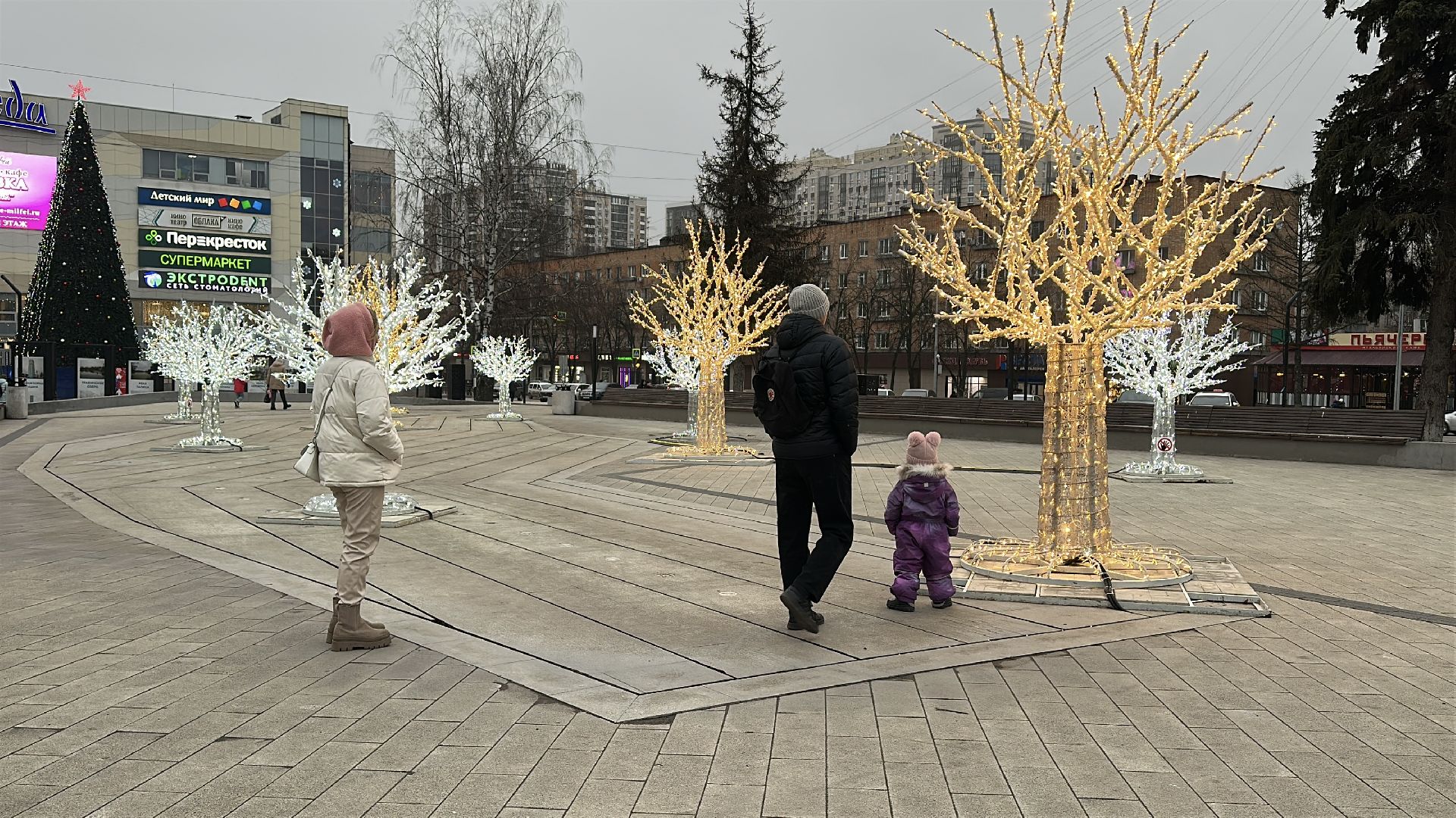 пушкинский городской округ, пушкино, Городские украшения , иллюминация,