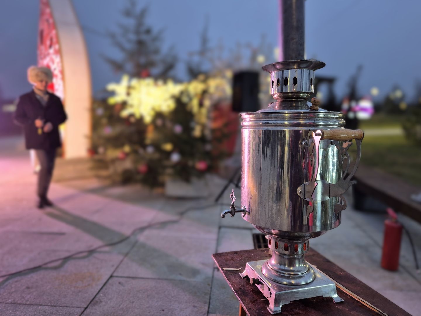 зима в подмосковье, орехово-зуевский округ, ликино-дулево, концерт в парке,