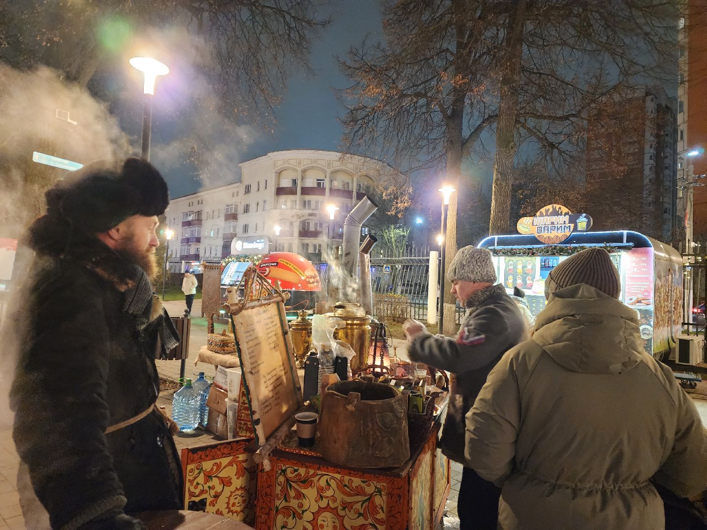 Подольск , Парк талалихина , Зима в  Подмосковье ,