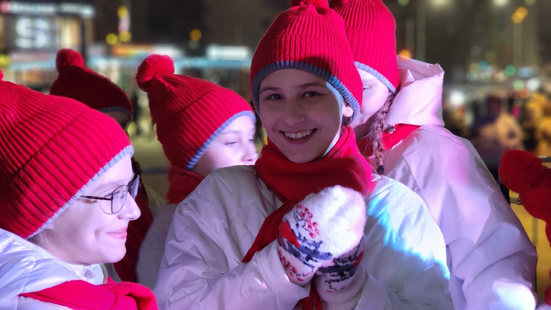 Руза, зажжение огней на елке, первый день зимы,