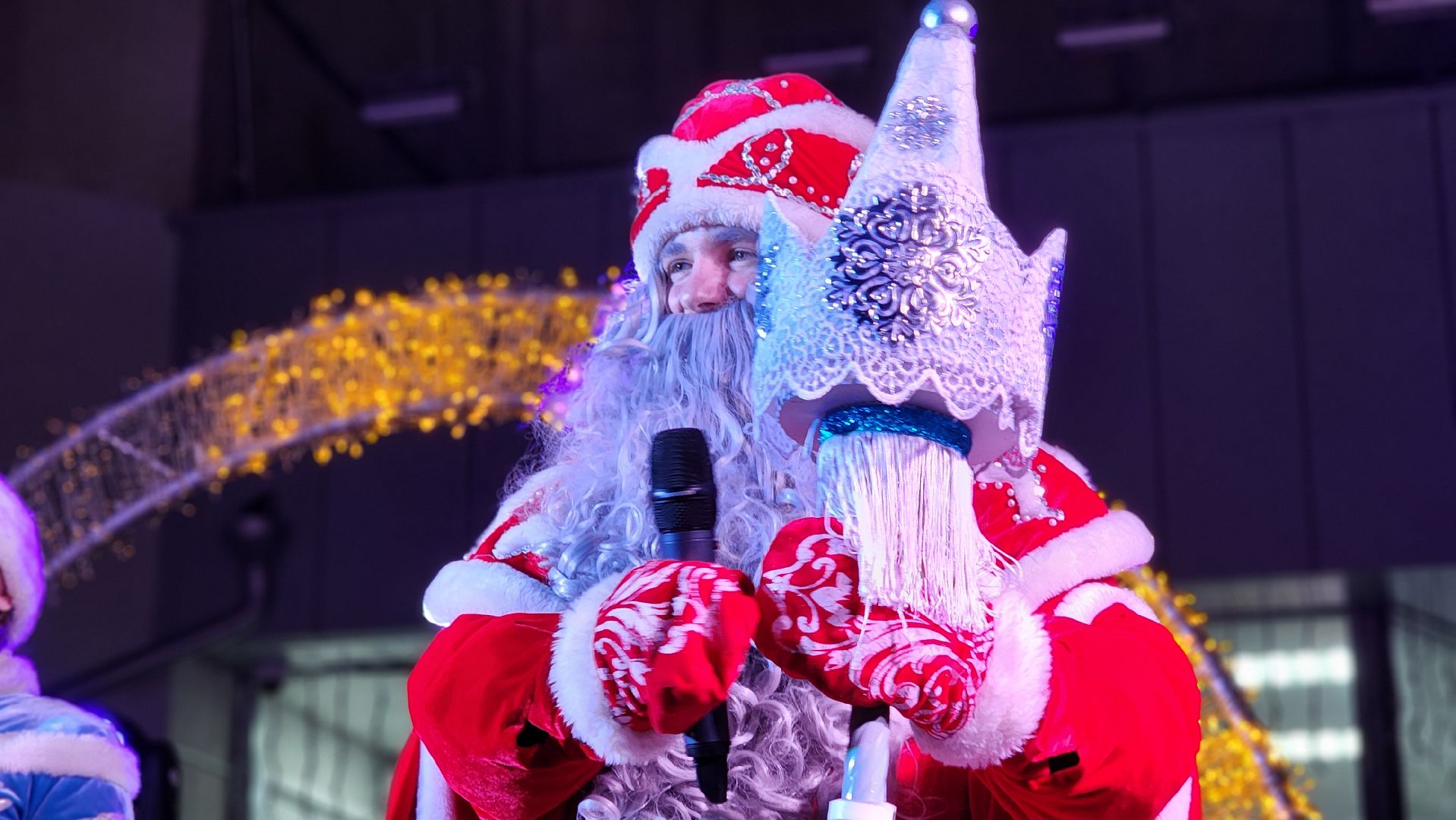 Руза, зажжение огней на елке, первый день зимы,