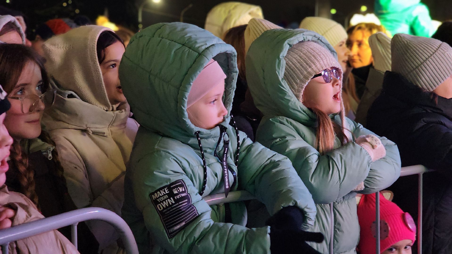 Руза, зажжение огней на елке, первый день зимы,