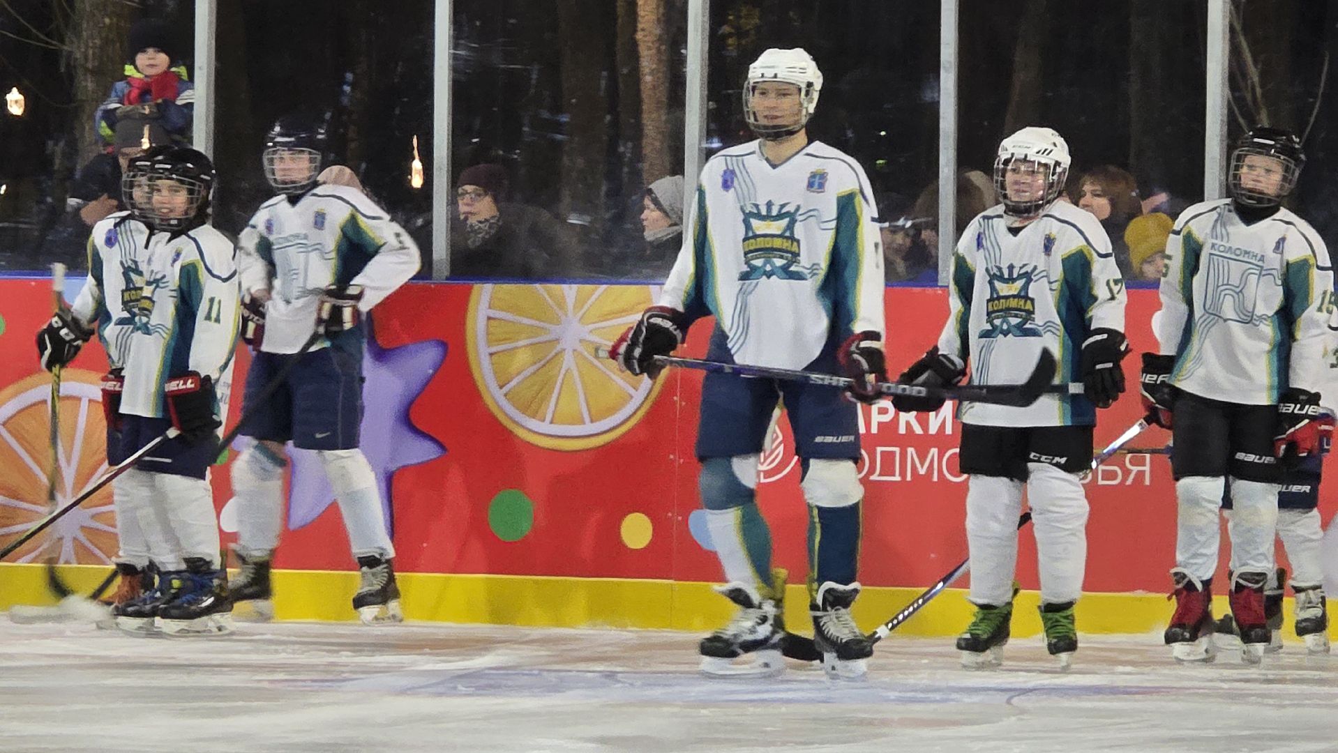 Коломна, каток, зима в подмосковье,