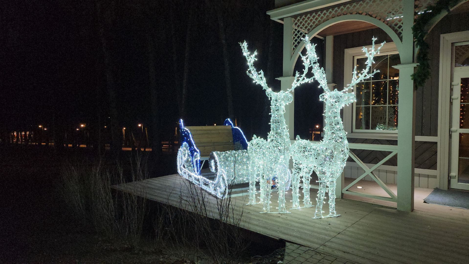 резиденция деда мороза, красногорск, зима в  подмосковье,