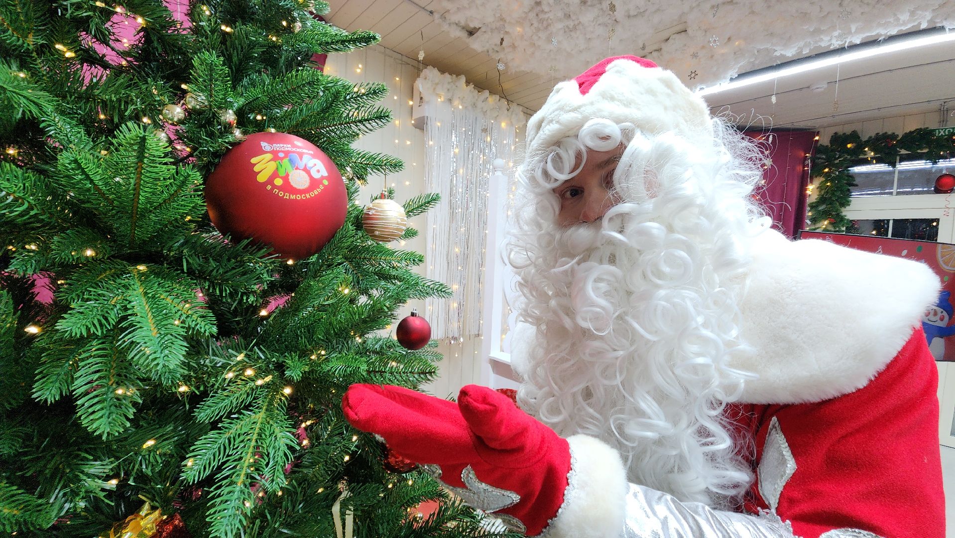 резиденция деда мороза, красногорск, зима в  подмосковье,