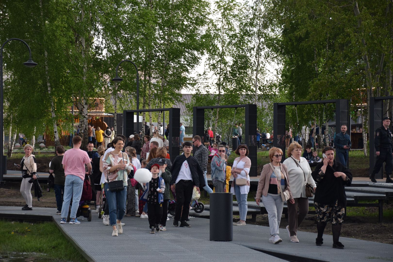 Электрогорск, городской округ Павловский Посад, благоустройство, набережная, сквер