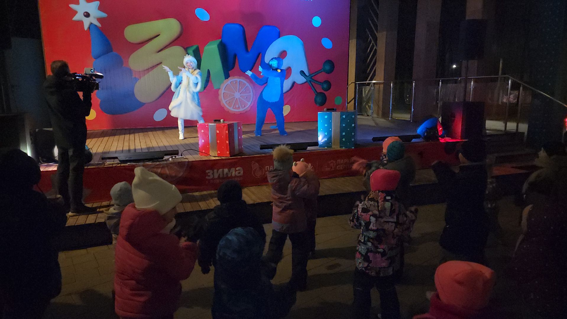 серпухов, парк имени олега степанова,  зима в подмосковье,