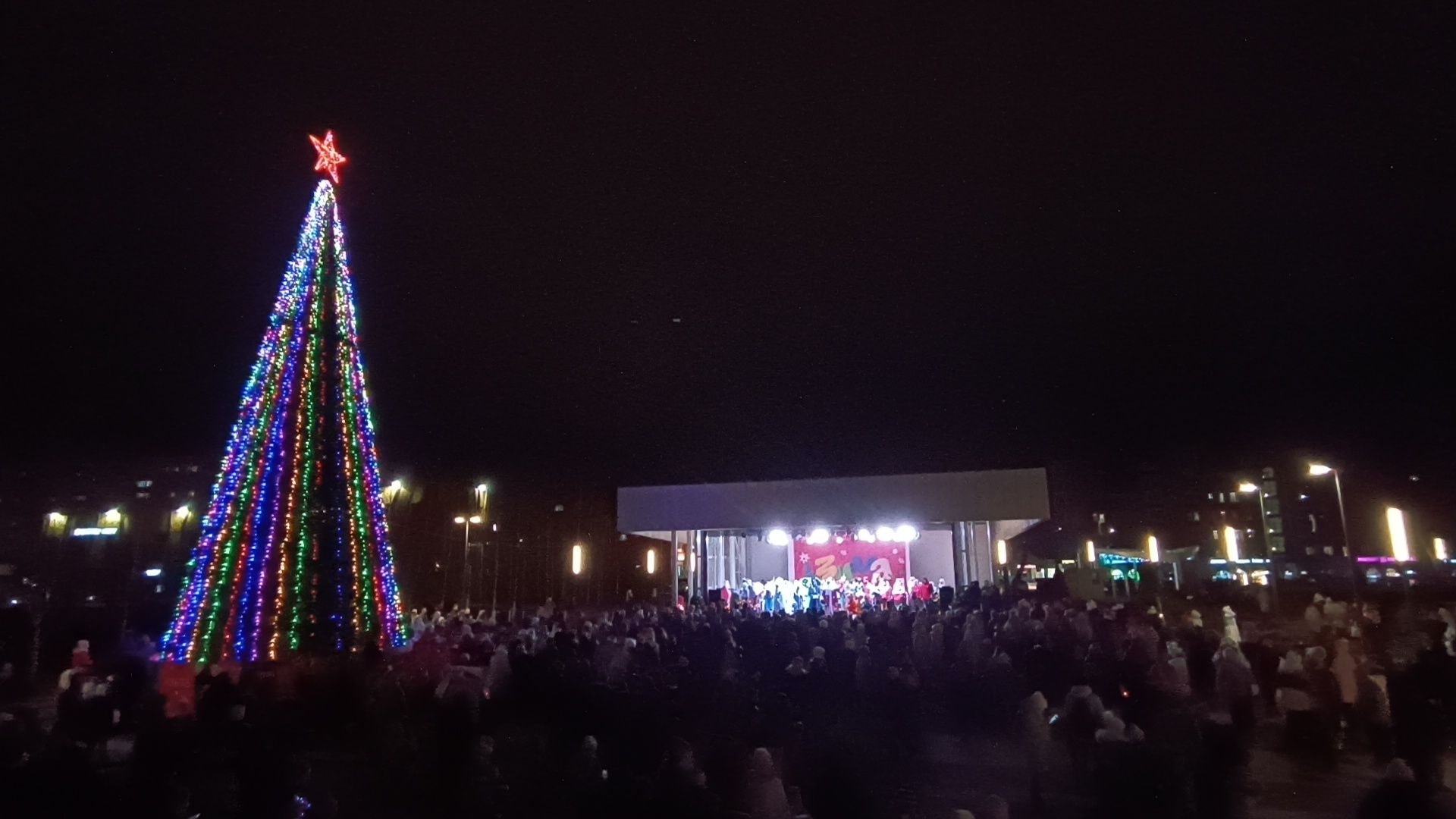 зима в  подмосковье, парк, лобня,