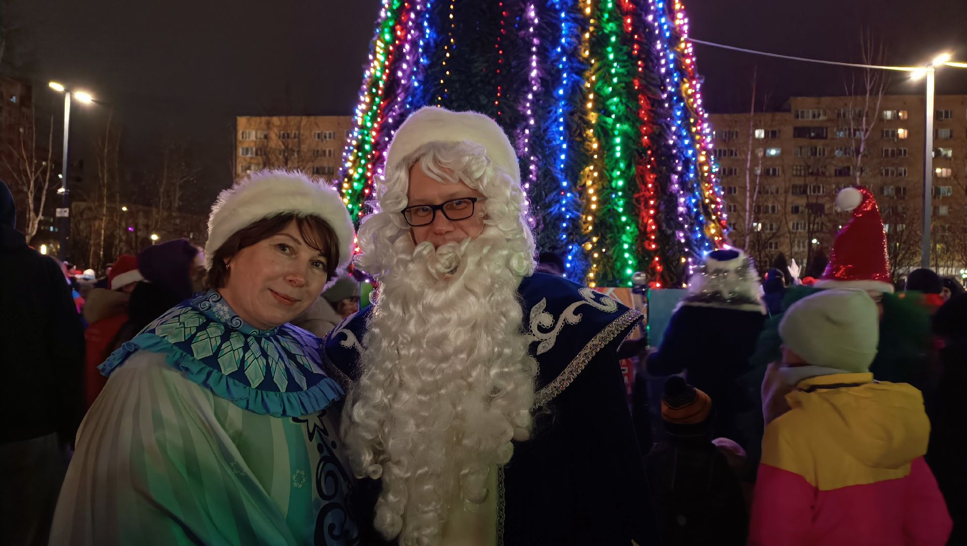 зима в  подмосковье, парк, лобня,