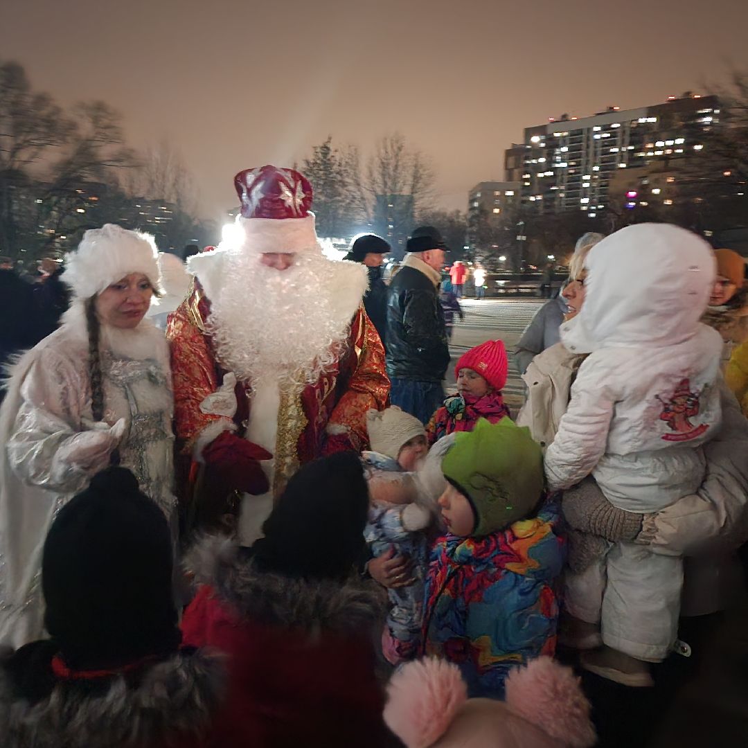 Люберцы, глава люберец владимир волков, новогодняя елка, наташинский парк,