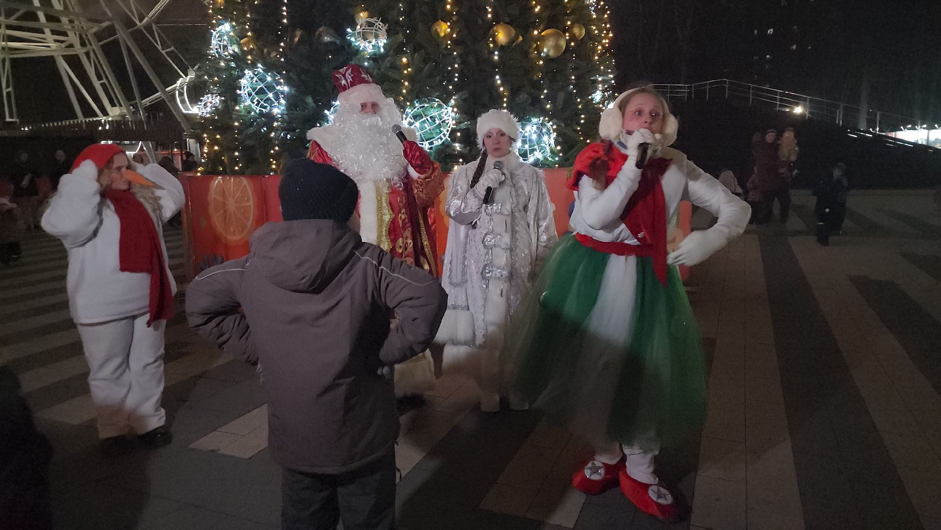 Люберцы, глава люберец владимир волков, новогодняя елка, наташинский парк,